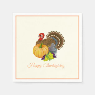 Thanksgiving Turkey Paper Napkins