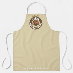 Thanksgiving Turkey Personalised Holiday Apr Apron