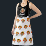 Thanksgiving turkey Personalised photo or logo Apron<br><div class="desc">Cute Apron with a funny turkey pattern. It can be personalised with your photo or logo and name.</div>