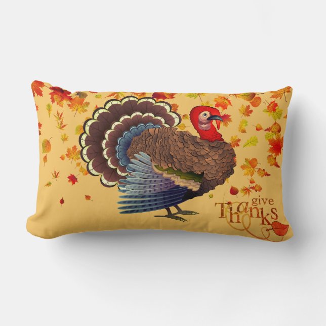 Thanksgiving Turkey Pillow (Front)