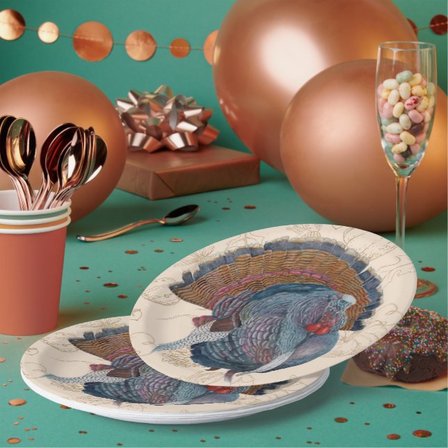 Thanksgiving Turkey Plates (Multi)