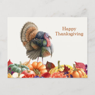 Thanksgiving Turkey Postcard