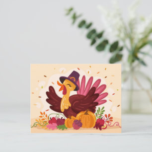 Thanksgiving Turkey Postcard