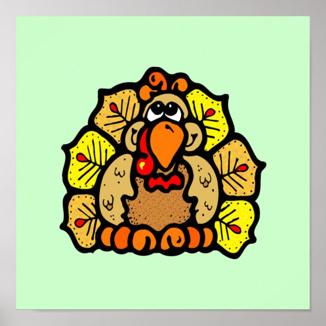 Thanksgiving Turkey Poster (Front)