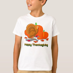 Thanksgiving Turkey Pumpkins T-Shirt