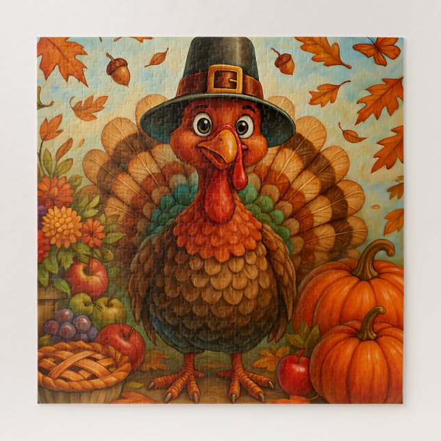 Thanksgiving Turkey Puzzle (Vertical)
