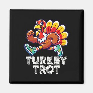 Thanksgiving Turkey Running Outfit Gear Costume Tu Magnet
