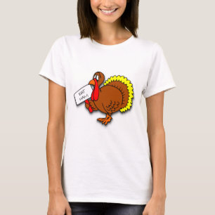 Thanksgiving Turkey Says Eat Ham T-Shirt
