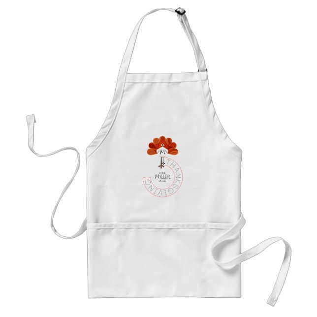 Thanksgiving Turkey Standard Apron (Front)