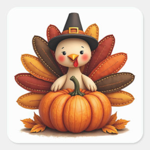 Thanksgiving Turkey Stickers