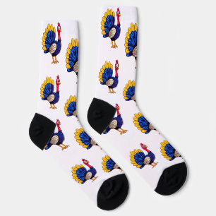 Thanksgiving Turkey Sustainable Premium Crew Sock