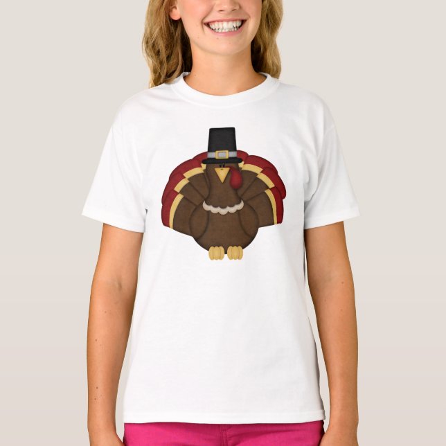 Thanksgiving Turkey T-Shirt (Front)