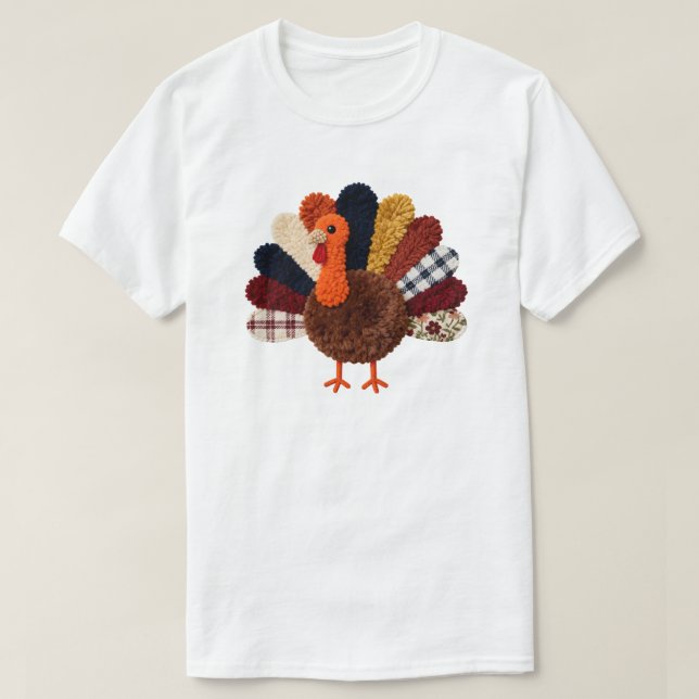 Thanksgiving Turkey T-Shirt (Design Front)