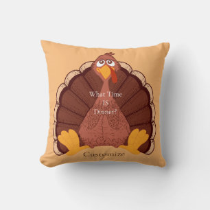 Thanksgiving Turkey Thunder_Cove Cushion