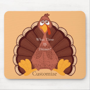 Thanksgiving Turkey Thunder_Cove   Mouse Mat