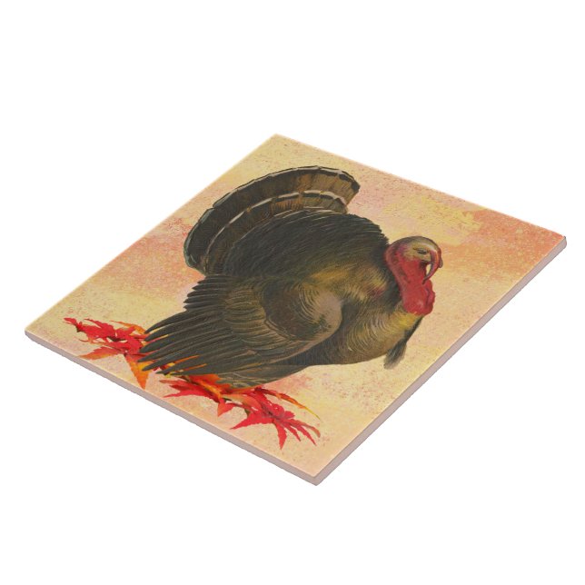 Thanksgiving Turkey Tile (Side)