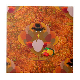 thanksgiving turkey tile