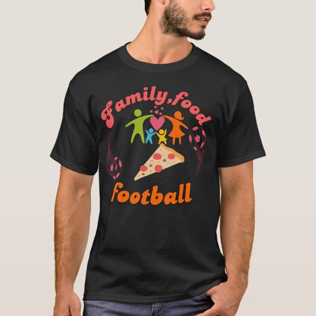 thanksgiving Turkey, Touchdowns, and Togetherness T-Shirt (Front)