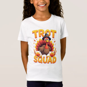 Thanksgiving Turkey Trot Squad Funny Turkey Gift T-Shirt