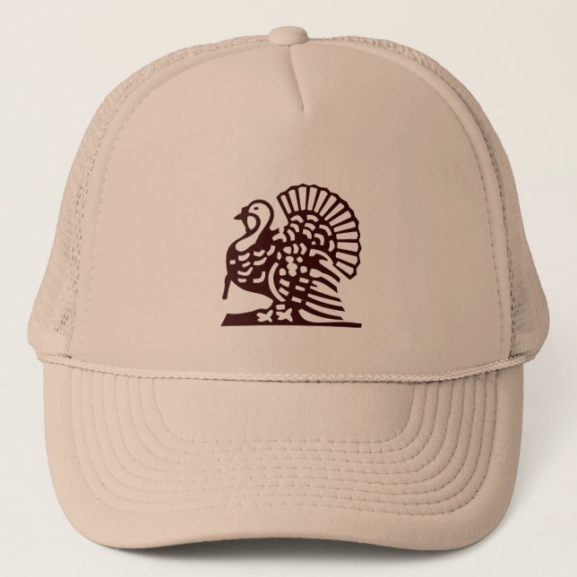 Thanksgiving Turkey Trucker Hat (Front)