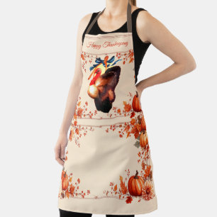 Thanksgiving Turkey Wishes Apron