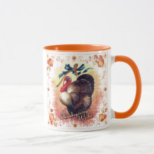 Thanksgiving Turkey Wishes Mug