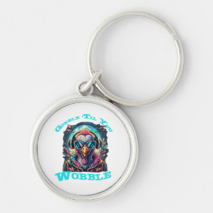 Thanksgiving Turkey Wobble Key Ring