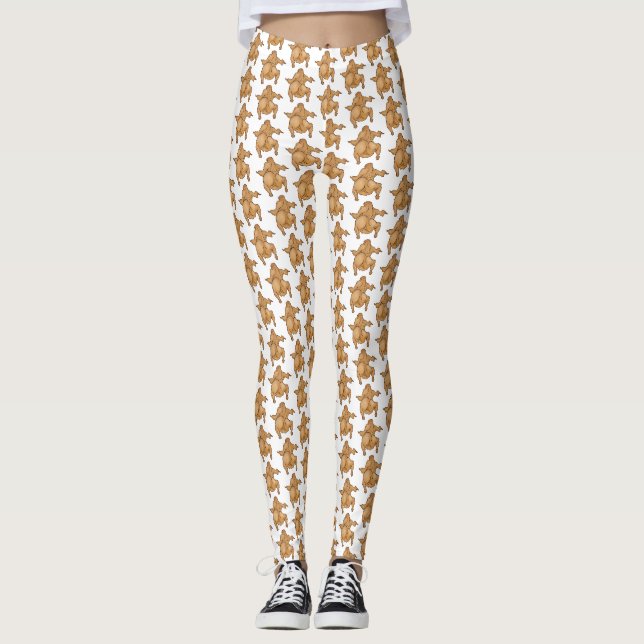 Thanksgiving Twerkey Leggings (Front)