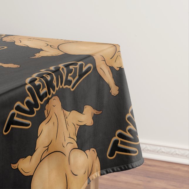 Thanksgiving Twerkey Tablecloth (In Situ)