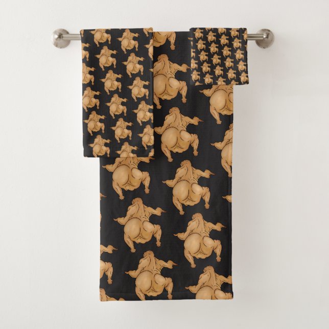 Thanksgiving Twerkey Towel Set (Insitu)