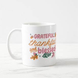 Thanksgiving Typography Mug