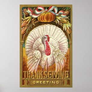 Thanksgiving Vintage Poster