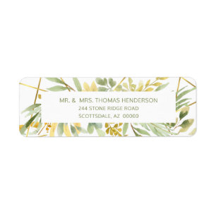 Thanksgiving Watercolor Elegant Terrarium Greenery