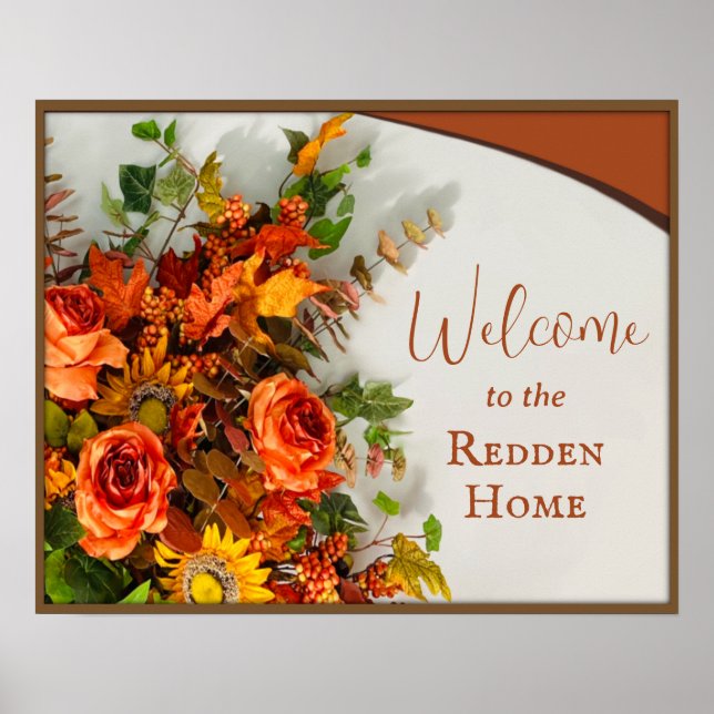 Thanksgiving Welcome Poster (Front)