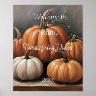 Thanksgiving Welcome poster