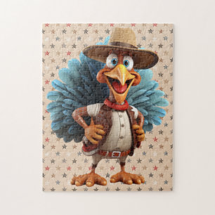 Thanksgiving Western Turkey Puzzle