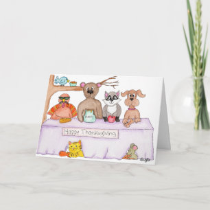 Thanksgiving. Where is the Turkey? Card