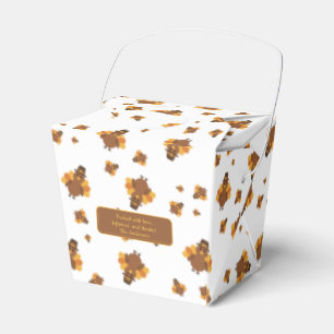Thanksgiving White Turkey Leftovers  Favour Box