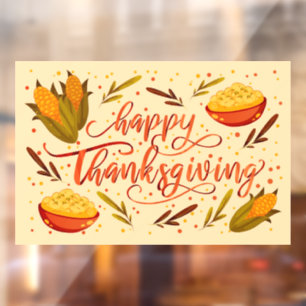 Thanksgiving  Window Cling