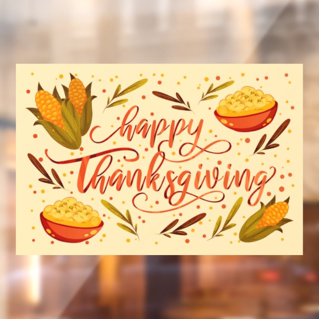Thanksgiving  Window Cling (Sheet 2)