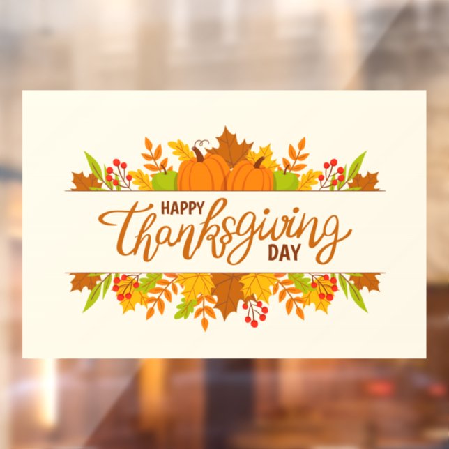 Thanksgiving  Window Cling (Sheet 2)