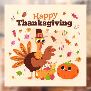Thanksgiving Window Cling