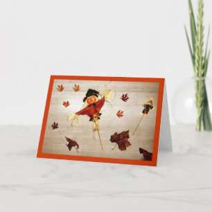 Thanksgiving Wishes Holiday Card