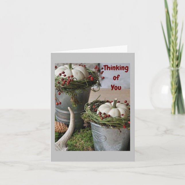 THANKSGIVING WISHES SENT YOUR WAY CARD (Front)