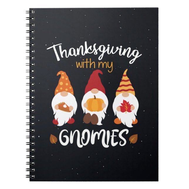 Thanksgiving With My Gnomies Notebook (Front)