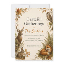 Thanksgiving Woodland Gathering