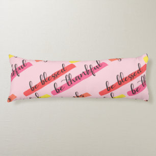 Thanksgiving Words Body Cushion