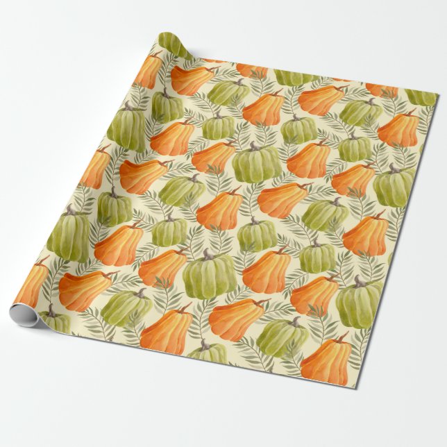 Thanksgiving Wrapping Paper (Unrolled)
