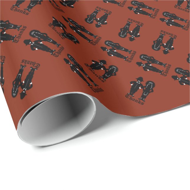 Thanksgiving Wrapping Paper Festive Holiday Paper (Roll Corner)