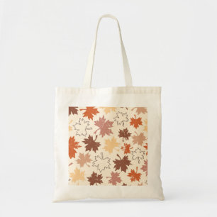 Thanksgivings day design, autumn natural leaves tote bag